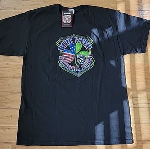 NWT 2015 Bike Week Daytona Beach 74th Event Size Large Black Graphic SS T-Shirt)